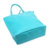 MiaMore 01-014 Z világoskék női bőr válltáska 40 x 38 x 13 cm
