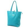 MiaMore 01-014 Z világoskék női bőr válltáska 40 x 38 x 13 cm