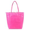 MiaMore 01-014 Z pink női bőr válltáska 40 x 38 x 13 cm