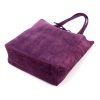 Patrizia 419-013-05 lila női velúr bőr bőr kézitáska 38 x 38 x 13 cm