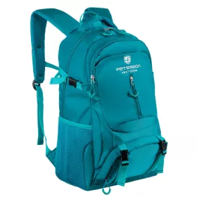  Peterson PTN PWY-02 türkiz uniszex hátizsák, laptop tartóval 31 x 49 x 22 cm