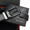 Pierre Cardin ZG-136-BR férfi marhabőr ajándék szett 25.5 x 6 x 19 cm
