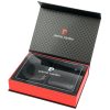 Pierre Cardin ZG-137-BR férfi marhabőr ajándék szett 25.5 x 6 x 19 cm