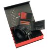 Pierre Cardin ZG-137-BR férfi marhabőr ajándék szett 25.5 x 6 x 19 cm