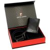 Pierre Cardin ZG-138-BR férfi marhabőr ajándék szett 25.5 x 6 x 19 cm