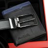 Pierre Cardin ZG-139-BR férfi marhabőr ajándék szett 25.5 x 6 x 19 cm