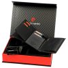 Pierre Cardin ZG-139-BR férfi marhabőr ajándék szett 25.5 x 6 x 19 cm