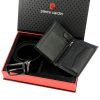 Pierre Cardin ZG-139-BR férfi marhabőr ajándék szett 25.5 x 6 x 19 cm