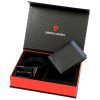 Pierre Cardin ZG-139-BR férfi marhabőr ajándék szett 25.5 x 6 x 19 cm