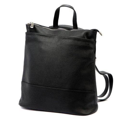 Luka 24-032 V2 fekete női bőr hátizsák 30 x 32 x 15 cm