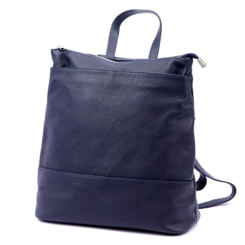 Luka 24-032 V2 sötétkék női bőr hátizsák 30 x 32 x 15 cm