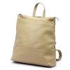 Luka 24-032 V2 DOLLARO bézs női marhabőr hátizsák 30 x 32 x 15 cm