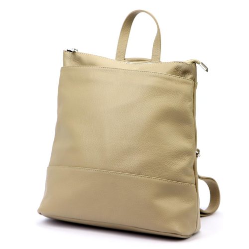 Luka 24-032 V2 DOLLARO bézs női marhabőr hátizsák 30 x 32 x 15 cm