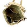 Luka 24-032 V2 DOLLARO bézs női marhabőr hátizsák 30 x 32 x 15 cm