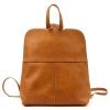 Voyager 517 DOLLARO barna női marhabőr hátizsák 23 x 27 x 8 cm