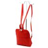 Voyager 517 DOLLARO piros női marhabőr hátizsák 23 x 27 x 8 cm