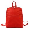 Voyager 517 DOLLARO piros női marhabőr hátizsák 23 x 27 x 8 cm