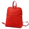 Voyager 517 DOLLARO piros női marhabőr hátizsák 23 x 27 x 8 cm