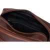Peterson PTN TB-8021-WAX barna férfi bőr oldaltáska 24 x 21 x 8 cm 