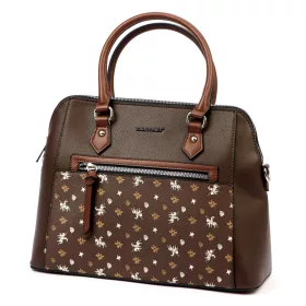   David Jones 6531-3A barna női kézitáska, válltáska 34 x 27 x 13 cm