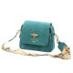 EGO ES0917RA 100425WL türkiz női bőr kézitáska 21 x 18 x 10 cm 