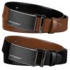 Peterson PTN KL-B003-S001 BLACK-BROWN férfi marhabőr ajándék szett
