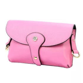   Gregorio 1713 rózsaszín női bőr válltáska, laptáska 22 x 15 x 6 cm