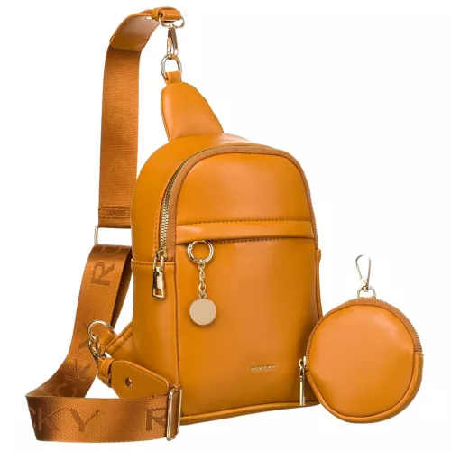 Rovicky R-NER-ALE-8 barna női rostbőr táska 17 x 24 x 8.5 cm