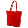 Patrizia 419-013-05 piros női velúr bőr bőr kézitáska 38 x 38 x 13 cm