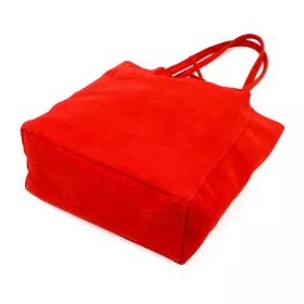   Patrizia 419-013-05 piros női bőr válltáska, shopper táska 38 x 38 x 13 cm