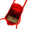 Patrizia 419-013-05 piros női velúr bőr bőr kézitáska 38 x 38 x 13 cm
