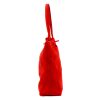 Patrizia 419-013-05 piros női velúr bőr bőr kézitáska 38 x 38 x 13 cm