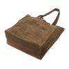 Patrizia 419-013-05 barna női velúr bőr bőr kézitáska 38 x 38 x 13 cm