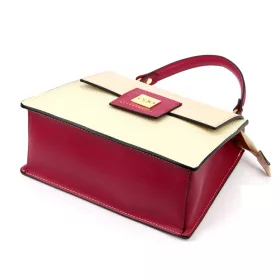   EGO ES0279PS 120025WL bézs női bőr kézitáska, válltáska  25.5 x 20.5 x 10 cm