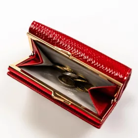   Peterson PTN 42108-DSL piros női bőr pénztárca 14 x 9 x 3.5 cm