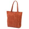 Patrizia 419-013-05 női velúr bőr bőr kézitáska 38 x 38 x 13 cm