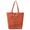 Patrizia 419-013-05 konyak női bőr válltáska, shopper táska 38 x 38 x 13 cm 