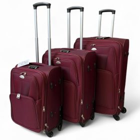 EASY TRIP ART. 56/66/76 cm bordó bőrönd szett