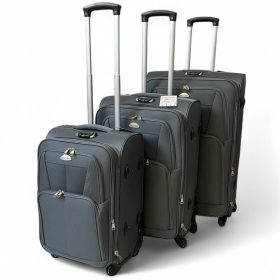 EASY TRIP ART. 56/66/76 cm szürke bőrönd szett