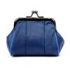 Money Kepper 7136 / 2023 navy női marhabőr pénztárca 9 x 8.5 x 4.5 cm
