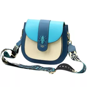   EGO ES0271IN 050025WL kék női bőr válltáska, oldaltáska 23 x 21 x 9 cm
