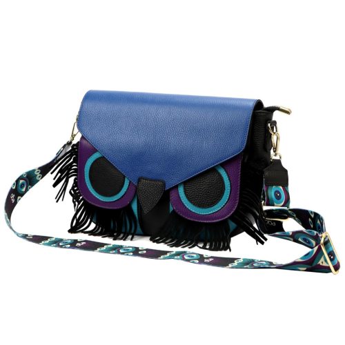 EGO ES0281PS 090025WL kék női bőr válltáska 32 x 24 x 9 cm 