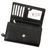 Money Kepper 12137 RFID fekete női marhabőr pénztárca 17 x 10.5 x 4.5 cm
