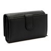 Money Kepper 12137 RFID fekete női marhabőr pénztárca 17 x 10.5 x 4.5 cm