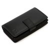 Money Kepper 12140 RFID fekete női marhabőr pénztárca 9.5 x 17 x 4 cm