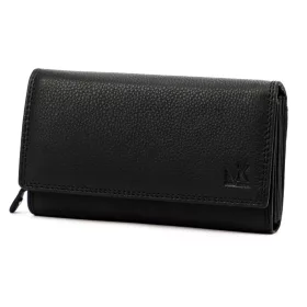   Money Kepper 12132 RFID fekete női bőr pénztárca 17 x 9.5 x 4 cm