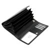 Money Kepper 12132 RFID fekete női marhabőr pénztárca 17 x 9.5 x 4 cm