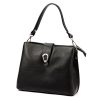 Luka 24-069 DOLLARO fekete női bőr kézitáska 27 x 21.5 x 13 cm