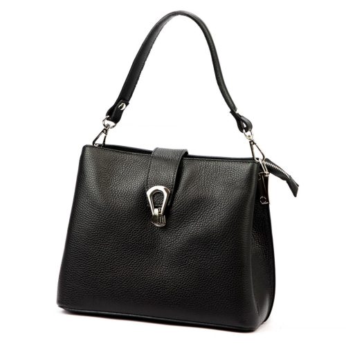 Luka 24-069 DOLLARO fekete női bőr kézitáska 27 x 21.5 x 13 cm