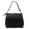 Luka 24-069 DOLLARO fekete női bőr kézitáska 27 x 21.5 x 13 cm